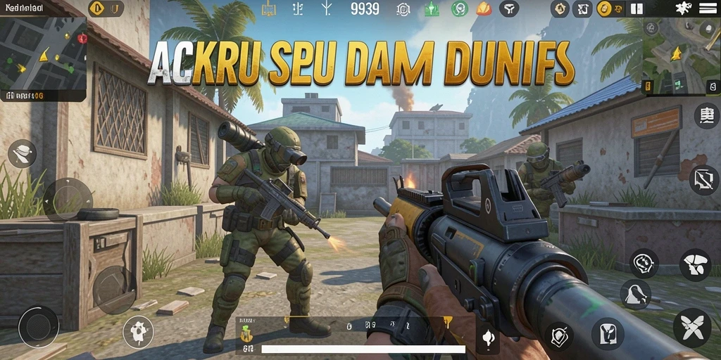 Tangkapan layar dari gameplay aksi mendebarkan dalam 9939.
