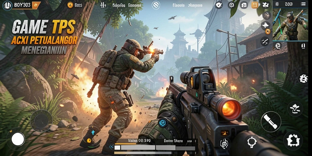 Tampilan gameplay BOY303 yang menegangkan dalam TPS.