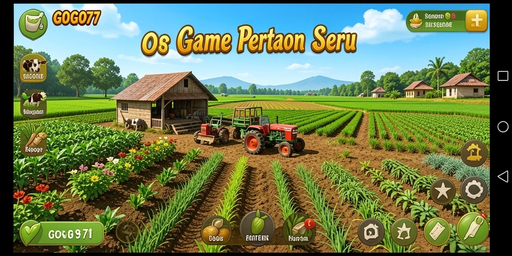 Tangkapan layar GOGO77 menampilkan aktivitas bertani yang menarik.