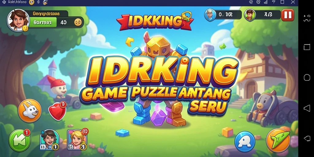 Screenshot gameplay <strong>IDRKING</strong> dengan teka-teki yang menarik.