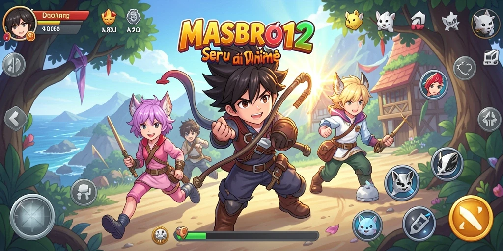 Tampilan seru dari gameplay <strong>MASBRO12</strong> yang penuh aksi.