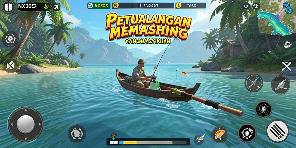 Tangkapan ikan yang menakjubkan dalam gameplay NX303.