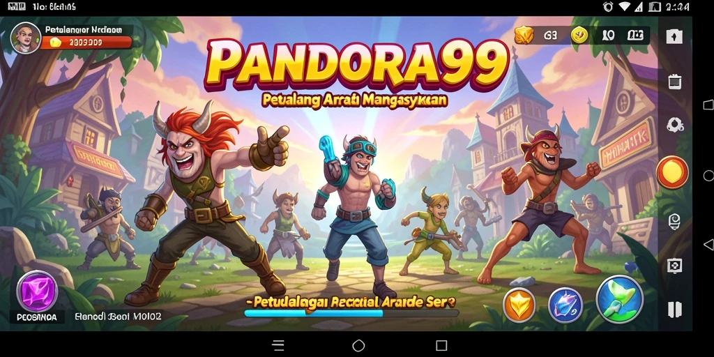 Screenshot gameplay PANDORA99 menampilkan aksi seru dan grafis menarik.