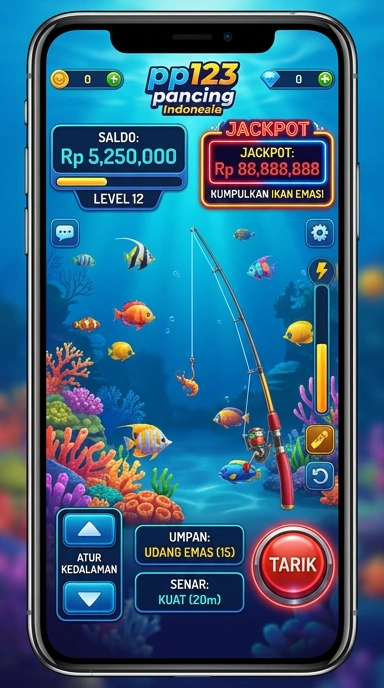 Tampilan utama aplikasi pp123 yang user-friendly.